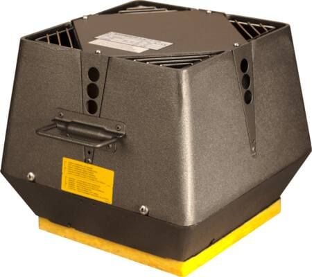 EXODRAFT Røgsuger RSV 009 4-1 med vertikalt afkast. Luftmængde max. 750 m³/h v/20°C, 0,2 A, 1400 rpm, IP54.