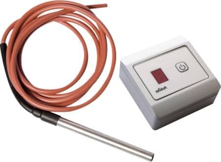 EXODRAFT Regulator EFC 18 til trinløs regulering af røgsuger (1x230 V) med indbygget temperaturstyring.