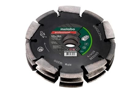 Metabo 628299000, 12,5 cm, 2,22 cm, 12200 rpm, 3 cm, Metabo, 1 stk