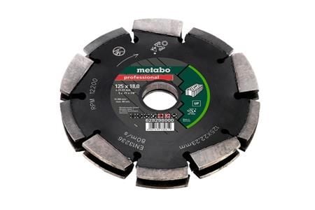 Metabo 628298000, 12,5 cm, 2,22 cm, 12200 RPM, 2 cm, Metabo, 1 stykker