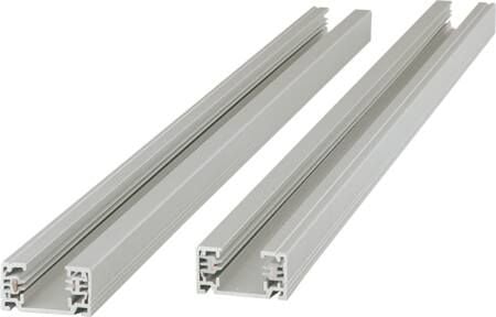 Square skinne, 230V, 1-faset, 1 meter, alu - STANDARD