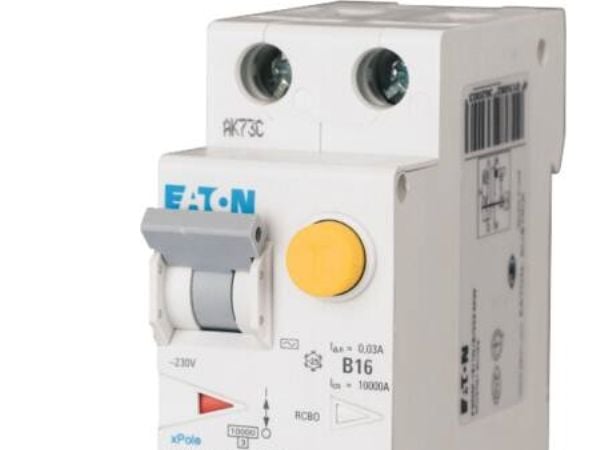 Eaton jordfels-/dvärgbrytare PKNM-10/1N/B/003-A 2P 10A B 0,03A typ A - 236072