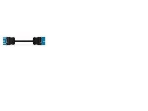 WAGO Mellemkabel 6 Meter Halogenfri Eca Hun/Han 5P I 5G 2,5 mm² blå