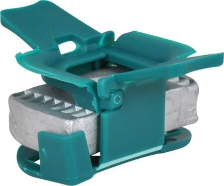 WALRAVEN Strut M10 skydemøtrik med plasttapper, passer til Strut 41x41/21 BUP DIN 976-1 kvalitet elforzinket