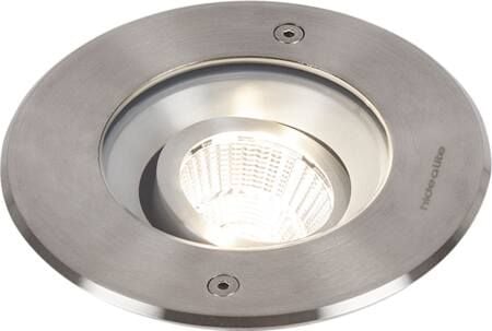 Spot Up Multi 7 Tilt 3000K, 500lm, 40° hajonta, 7,5W, 230V, IP67. Kallistuva heijastin 2x12,5°. 2 metrin kumikaapelilla. PROFESSIONAL
