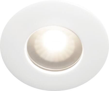 LED-alasvalo 1208 12V valkoinen 3000K, 360lm, 70°, 4,7W, 12V AC/DC, IP44. painekiristimet jäähdytyspinnassa. asennuskoteloon. PROFESSIONAALI