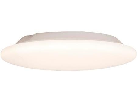 LED-Plafond Moon Slim S 255, 3000 K/4000 K via DIP-switch. 1180 lm, Ra80, 3SDCM, 13 W, IP44, 230 V. Mikrobølgesensor.