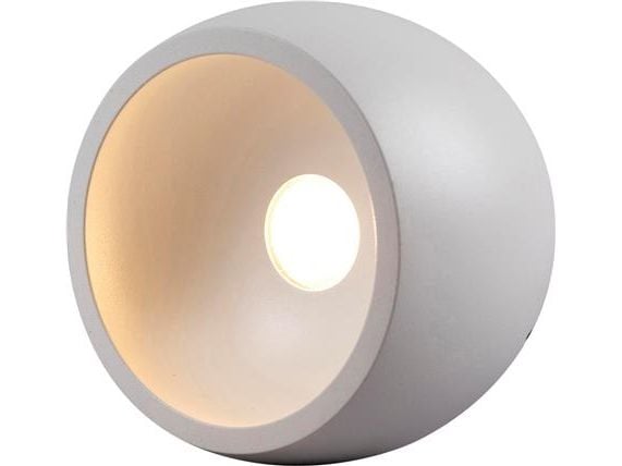 Påbygget downlight Globe G2 PÅBYG Hvid 3000K, 680lm, Ra>90, 36° spredning, 8W, IP20. Indbygget fasedæmpbar driver PROFESSIONEL