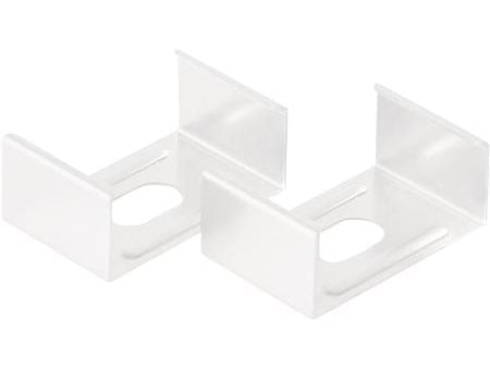 Beslag Art vit 2 st (för Art Low & Art High aluminiumprofiler)