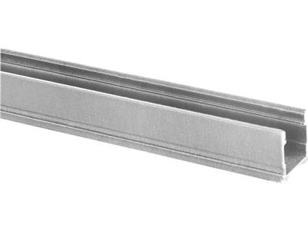 Aluminiumprofil Art High 2m, anodiseret høj U-profil til belysning inde og ude, Max kølingseffekt 23 W/m PROFESSIONEL