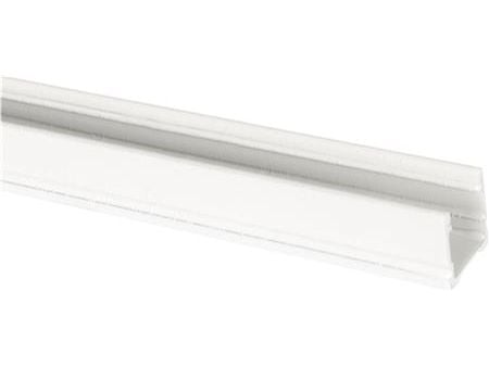 Aluminiumprofil Art High 2m, hvidlakeret høj U-profil til belysning inde og ude, Max kølingseffekt 23 W/m PROFESSIONEL