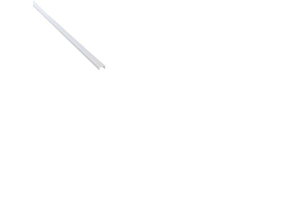 Låg opal 15mm 2m, velegnet til vores sortiment af aluminiumsprofiler med en 15mm rille