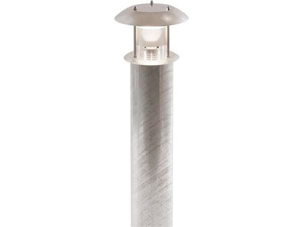 DeKanon pullertarmatur f/Ø133mm mast. E27. f/Retrofit LED. Varmgalvaniseret. Klasse I STANDARD