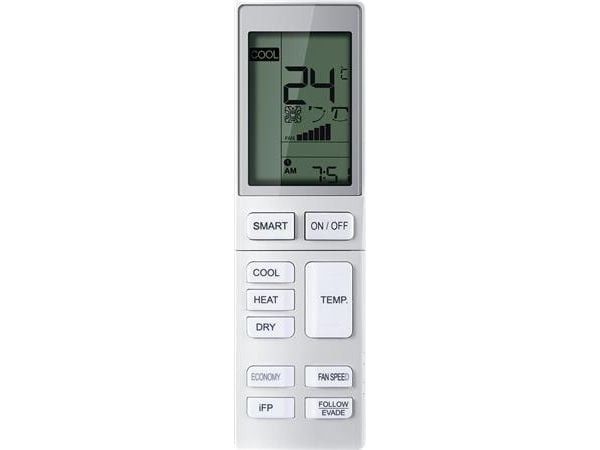 Haier lämpöpumpun kaukosäädin (YR-HQS01) lattiamalliin AF25S2SD1FA ja AF35S2SD1FA