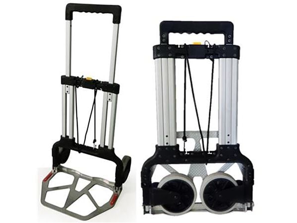 Bagagevogn, sammenklappelig. Klarer 125 kg. Super handy at have med.Kun 6,5 cm dyb når den er klappet sammen
