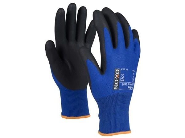 OX-ON Flexible Supreme 1603, komfortabel, smidig, robust og letforet allround-handske., godt i kølig miljø. str.09