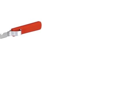 Kabelkniv med kroget klingeindvendig knivtil kabler fra Ø8mm til Ø28mm