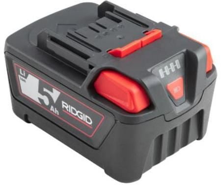 RIDGID 18V LI-LON BATTERI 18V 5,0 AMP MED BATTERISTATUS
