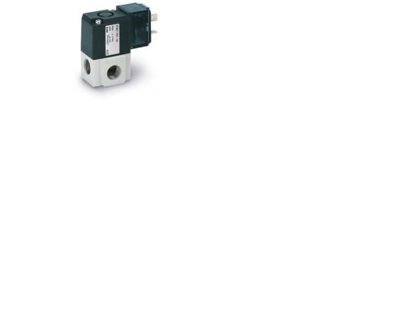 SMC PNEUMATIK Magneettiventtiili 3/2, 1/4" ilmaliitäntä, 0,7 MPa, DIN-pistoke, 24V DC