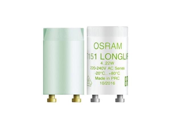 LEDVANCE OSRAM STARTER T. LOISTEPUTKILAMPPU (ST151) 2-PAKKAUS