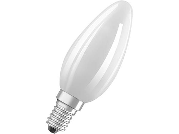 OSRAM PARATHOM - LED-lyspære - mattslipt finish - E14 - 5.5 W (ekvivalent 60 W) - klasse D - varmt hvitt lys - 2700 K