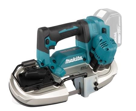 Makita vannesaha 18V - DPB184Z, integroitu LED-lamppu, akulla ja laturilla