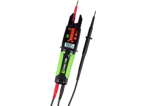 ELMA INSTRUMENTS Elma X One – Sand RMS elektrisk multitester/spændingstester – med åben strømtang