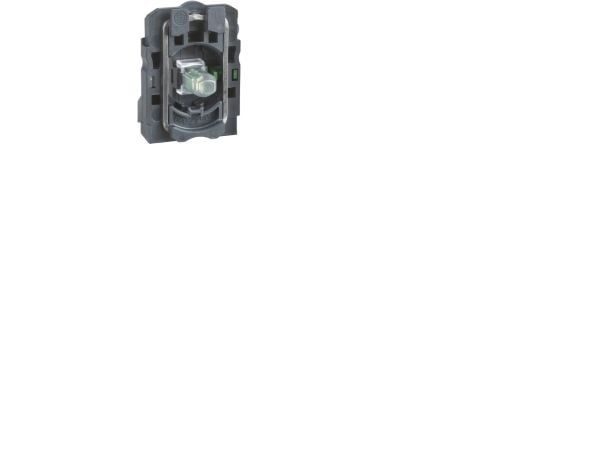 Lampkropp med LED vit 1Br 24V AC/DC ZB5AW0B12