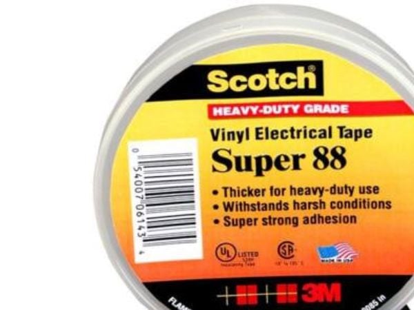 3M 80611615081, 1 stykker, Sort, PVC, 20 m, 19 mm