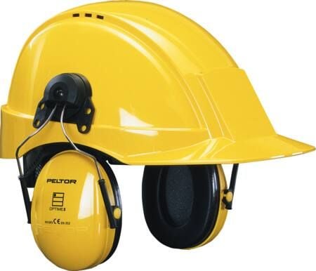 3M PELTOR Optime I, Hodebånd, Assembly, Konstruksjon, Demolition, Sliping, Sveising, Sort, Gult, 26 dB