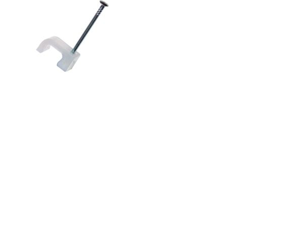 Clips platt TC 4x6/20 mm klar (100 st.)