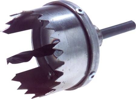 Reikäsaha pidikkeellä kipsille ja puulle, 71 mm