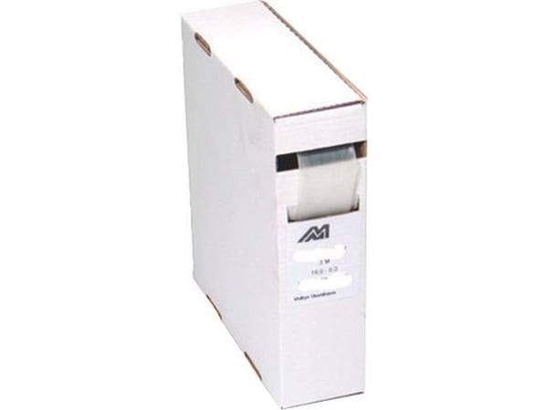 MELBYE krympslang i MINI-BOX tunnväggig utan lim 3/1 transparent – 10 meter