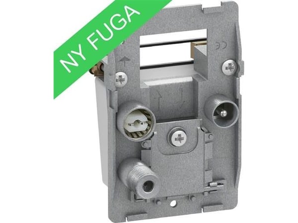 LK FUGA Antenneudtag TV/R og Data slutdåse (multimedie) tyyppi TD272E, luokka A+, 112 modul, indsats