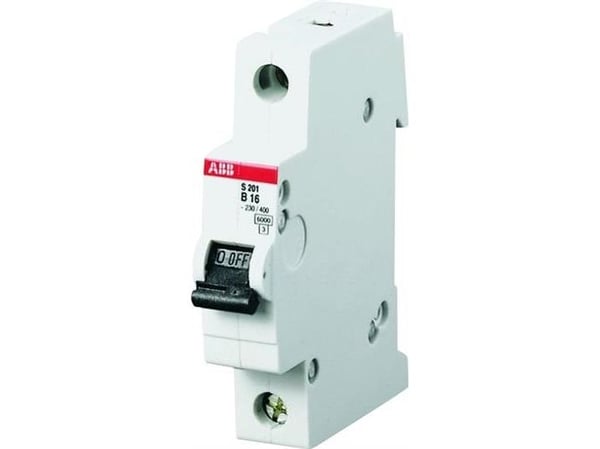 ABB S201-C2, Dvärgbrytare, Typ C, IP20, 230 - 400 V