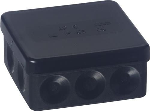ABB Kytkentärasia AP9 2.510 kalvollaKxSxK: 39x85x85 mmIP65halogeeniton musta