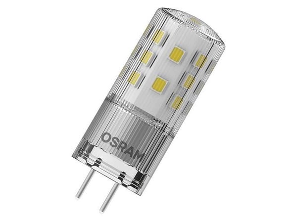 OSRAM - LED-lyspære - form: korn - klar finish - GY6.35 - 4.5 W (ekvivalent 40 W) - klasse F - varmt hvitt lys - 2700 K