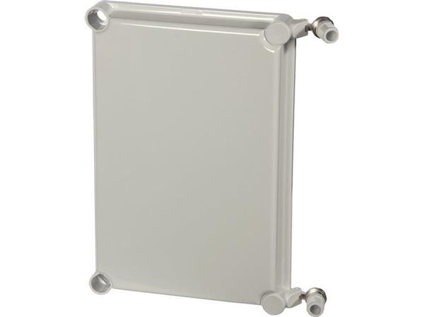 Fibox EKJ 30-G-2FSH Kotelon kansi Kansi Harmaa (L x S x K) 280 x 190 x 30 mm Polykarbonaatti Harmaanvalkoinen (RAL 7035) 1 kpl 1 kpl