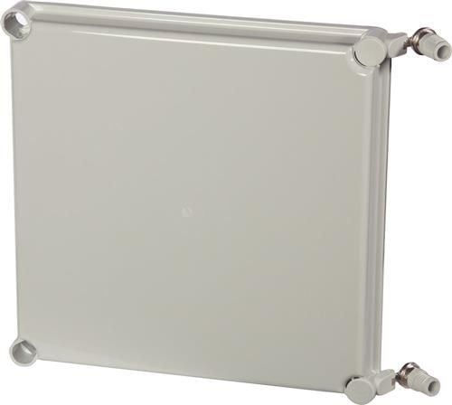 Fibox EKO 30-G-2FSH Kotelon kansi Kansi Harmaa (L x S x K) 280 x 280 x 30 mm Polykarbonaatti Harmaanvalkoinen (RAL 7035) 1 kpl 1 kpl