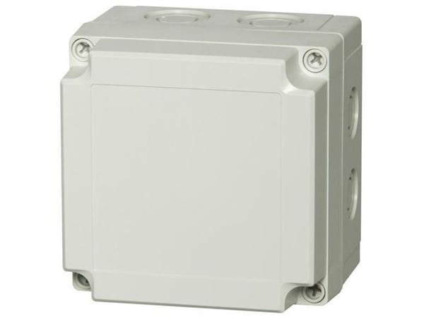 Fibox PCM 125/75 G 6016308 Universalkabinetti 130 x 130 x 75 Polykarbonaatti Gråhvid (RAL 7035) 1 kpl