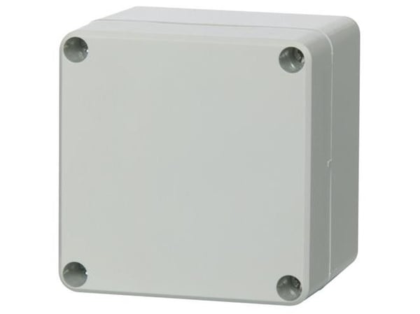 FIBOX Montageboks ABS 80 x 82 x 65 mm med gråt dæksel IP 66 og IP 67 Euronord-sarjan tuotteet