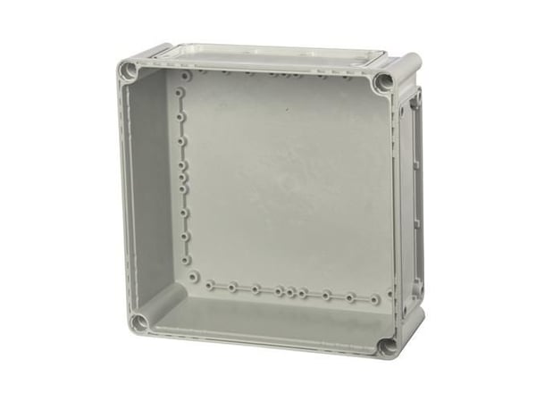 Fibox Base, PC Aukot, 4x koko 2 laippa 3530095 Kabinet-underdel 280 x 280 x 100 Polykarbonat Gråhvid (RAL 7035) 1 stk