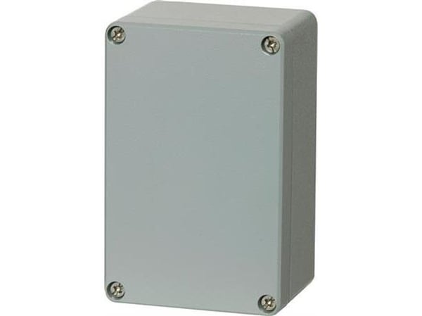FIBOX Montageboks Korrosionsbestanding Aluminium 81x127x57 mm Grå RAL7001 IP 66 og IP 67 Tom