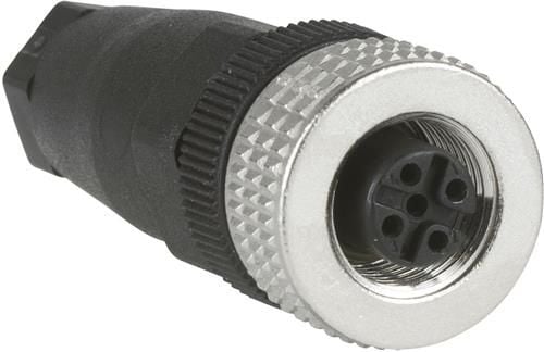 Anslutningskontakt XZCC 4P M12-PG7 hona L