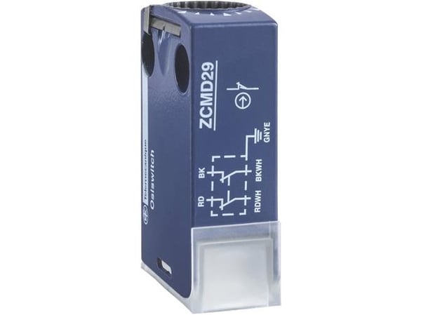 Päätykaulus ZCMD 2P 1no-1nc metallia
