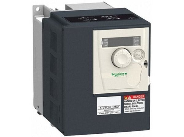 Schneider Electric ATV320U40N4C, Musta, 500 V, 60 Hz, 140 mm, 158 mm, 184 mm