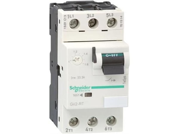 Schneider Electric GV2RT07 Transformatorschutz- schalter 3p 1,6-2,5A Kipphebel, Motorstartare, Vit, 50/60 hz, 1 styck