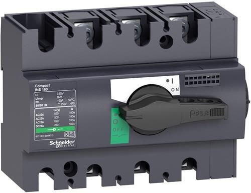 Schneider isoleringsbrytare 3P 160A INS160 3P (28912)