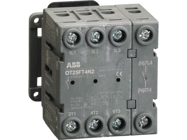 ABB OT16FT4N2, Frånskiljare, Grå, 4P, IP20, 48,5 mm, 52 mm