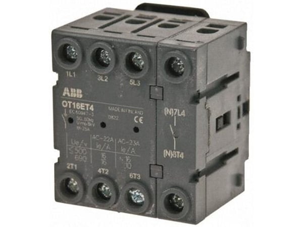ABB OT25FT4N2, Frånskiljare, Grå, 4P, IP20, 48,5 mm, 54 mm